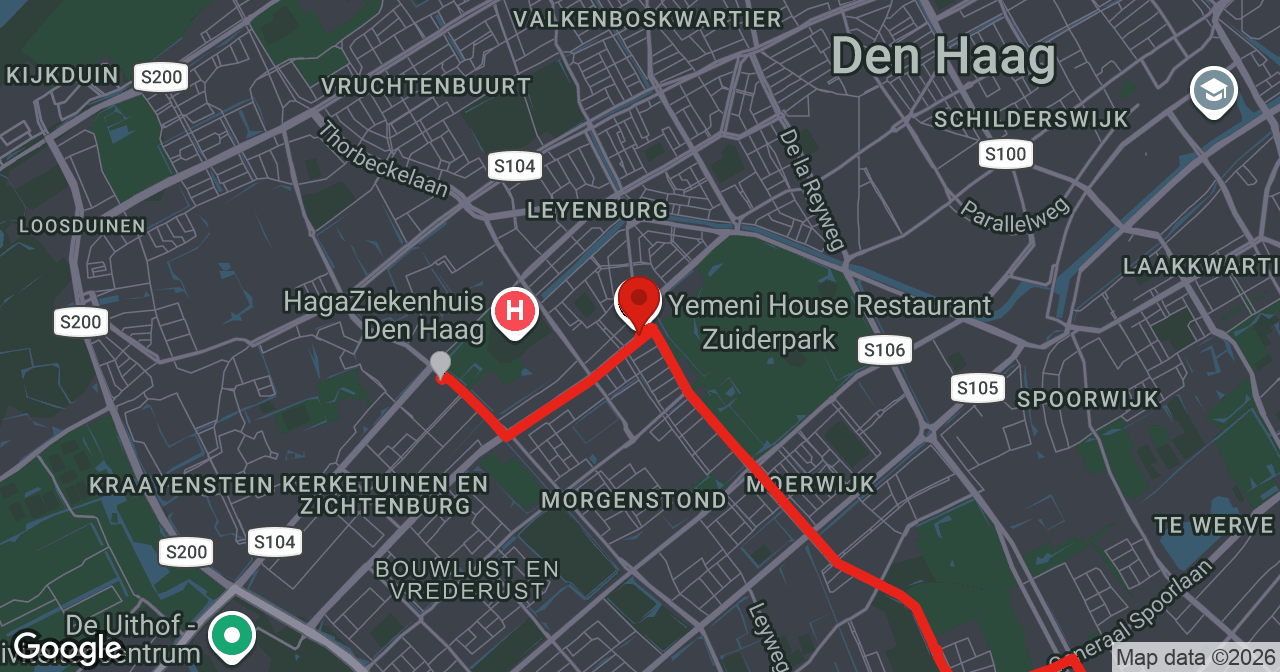Kaart van de meldlocatie