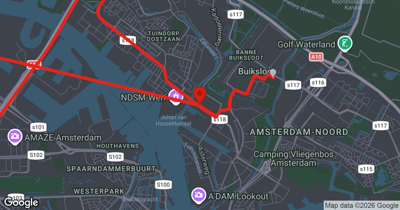 Kaart van de meldlocatie