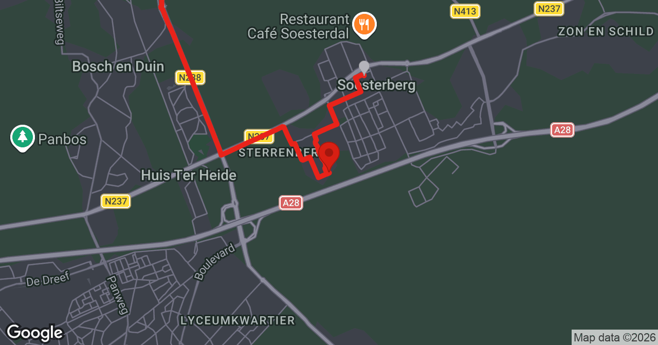 Kaart van de meldlocatie