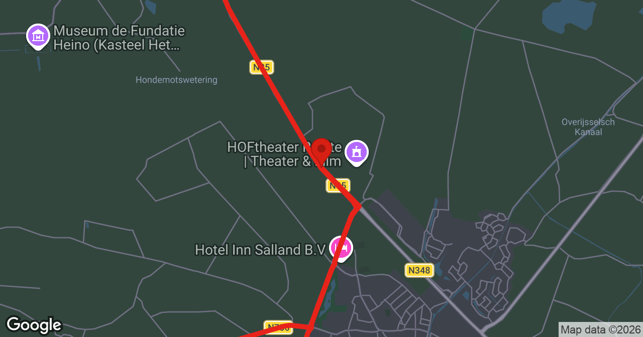 Kaart van de meldlocatie