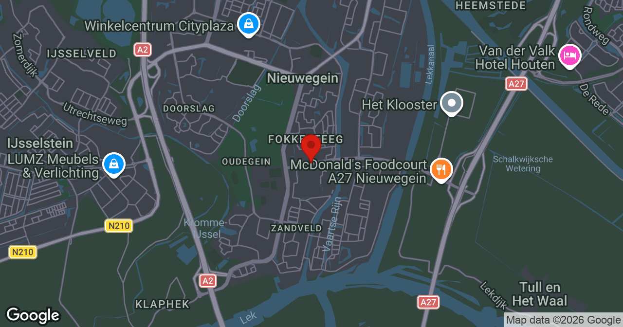 Kaart van de meldlocatie