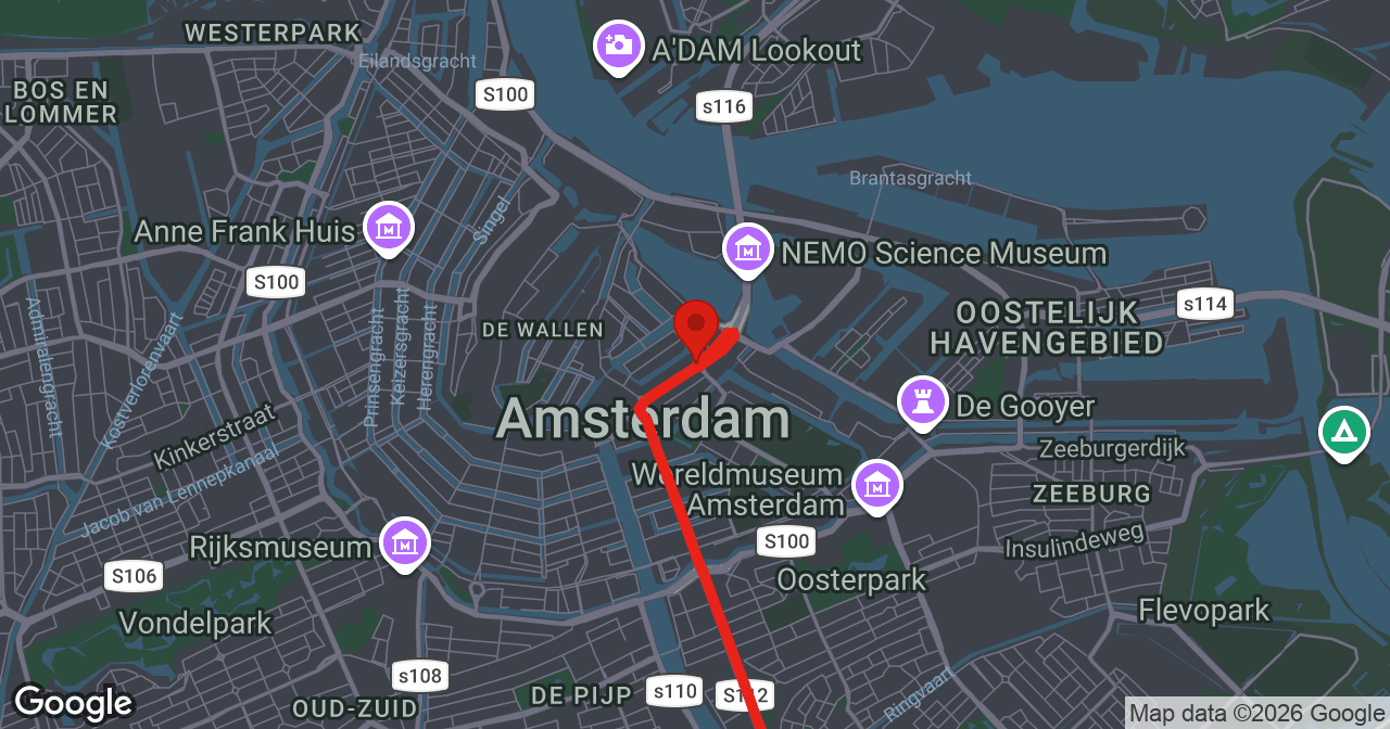 Kaart van de meldlocatie