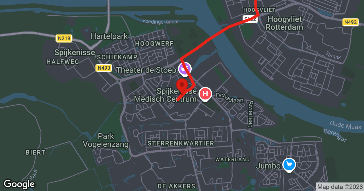Kaart van de meldlocatie