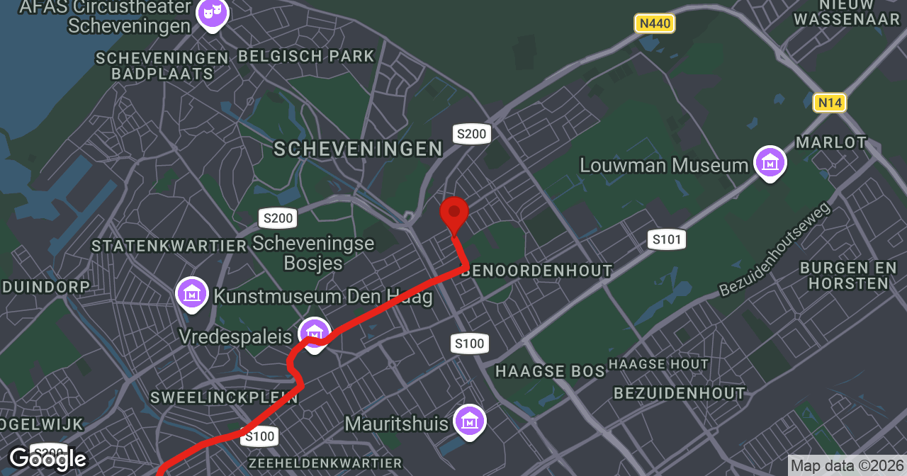 Kaart van de meldlocatie