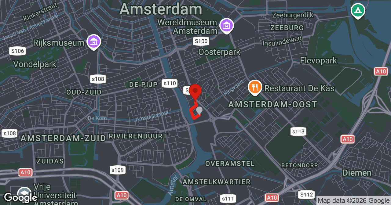 Kaart van de meldlocatie