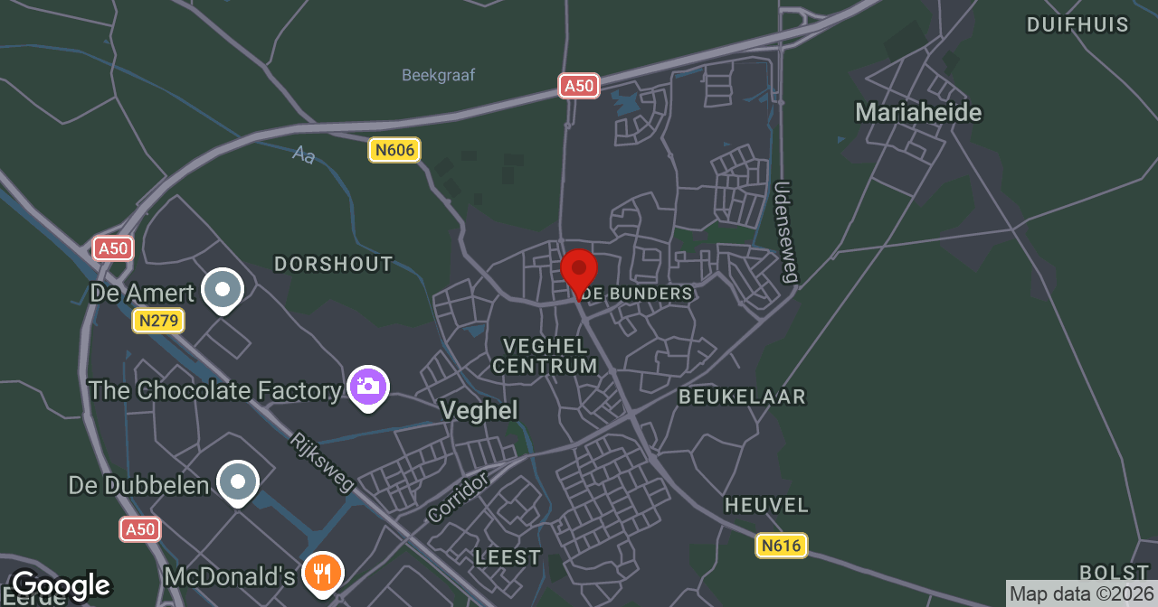 Kaart van de meldlocatie