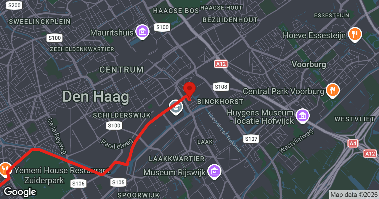 Kaart van de meldlocatie