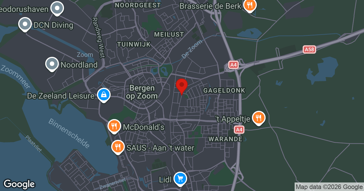Kaart van de meldlocatie
