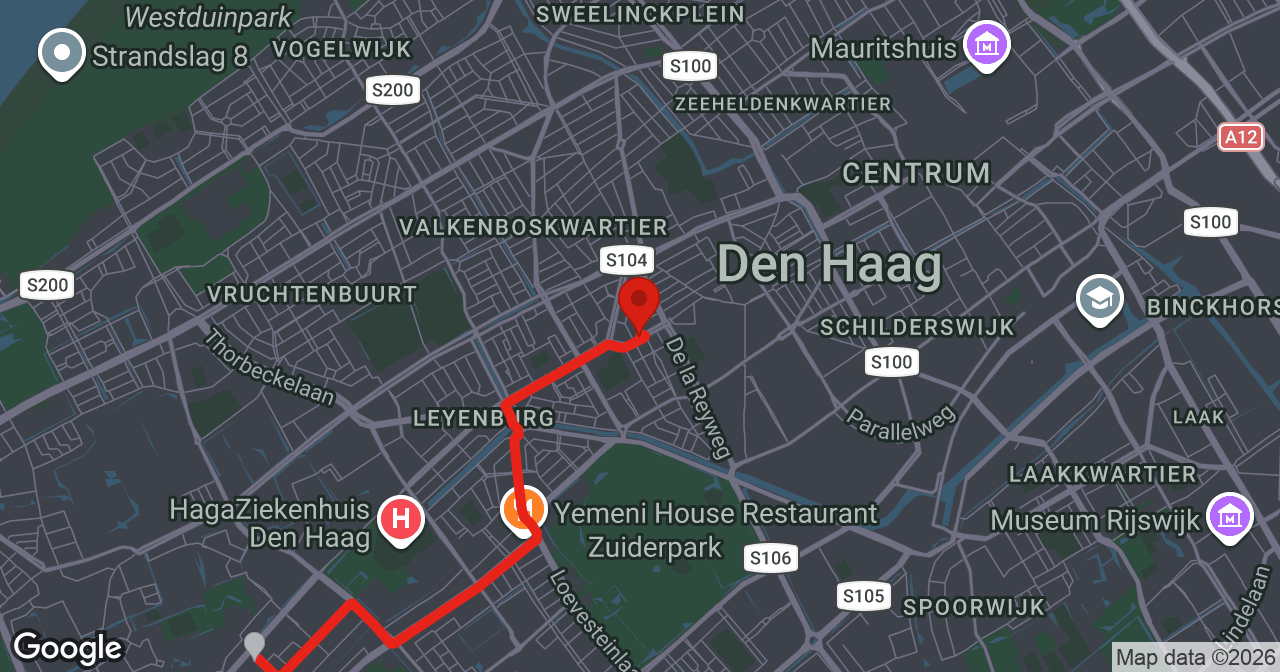 Kaart van de meldlocatie