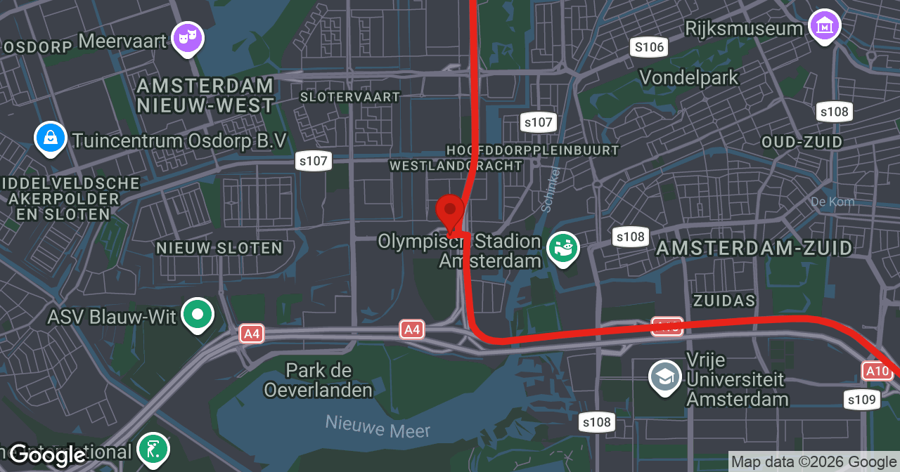 Kaart van de meldlocatie