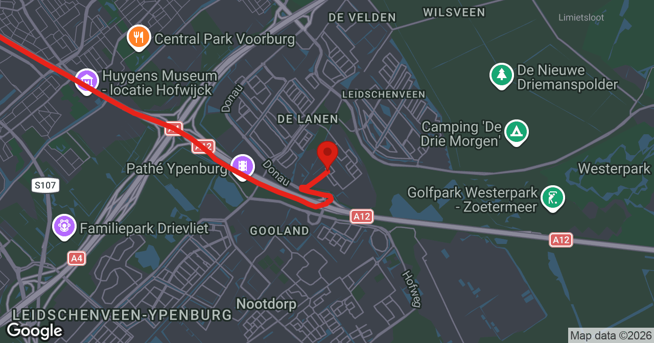 Kaart van de meldlocatie