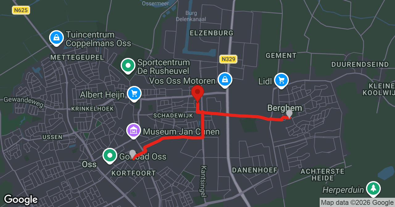 Kaart van de meldlocatie
