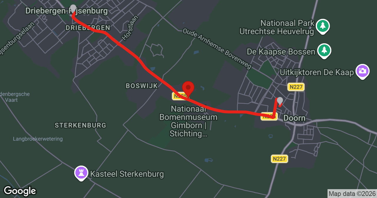 Kaart van de meldlocatie