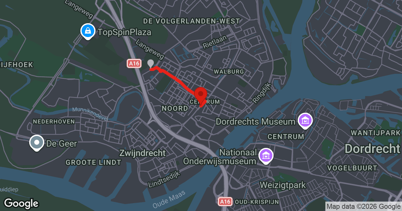 Kaart van de meldlocatie