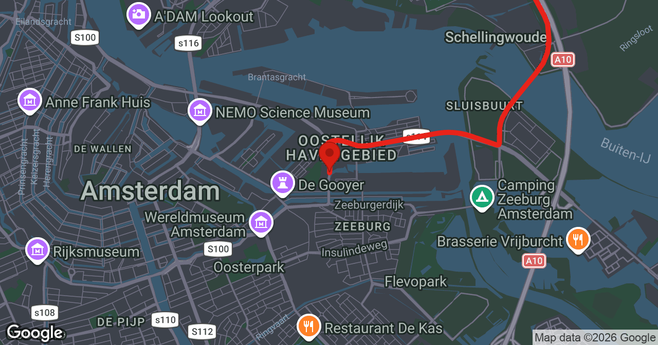Kaart van de meldlocatie
