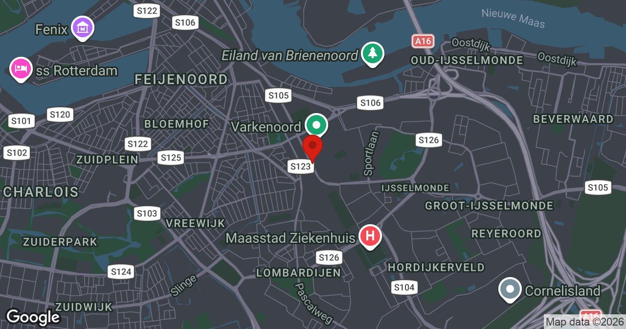 Kaart van de meldlocatie