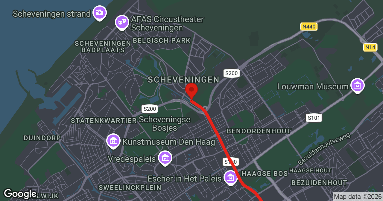 Kaart van de meldlocatie