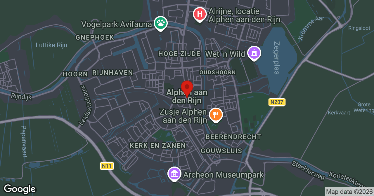 Kaart van de meldlocatie