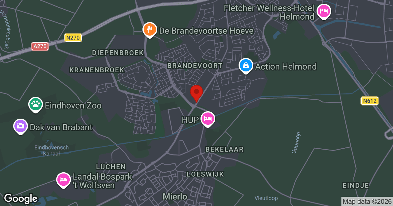 Kaart van de meldlocatie