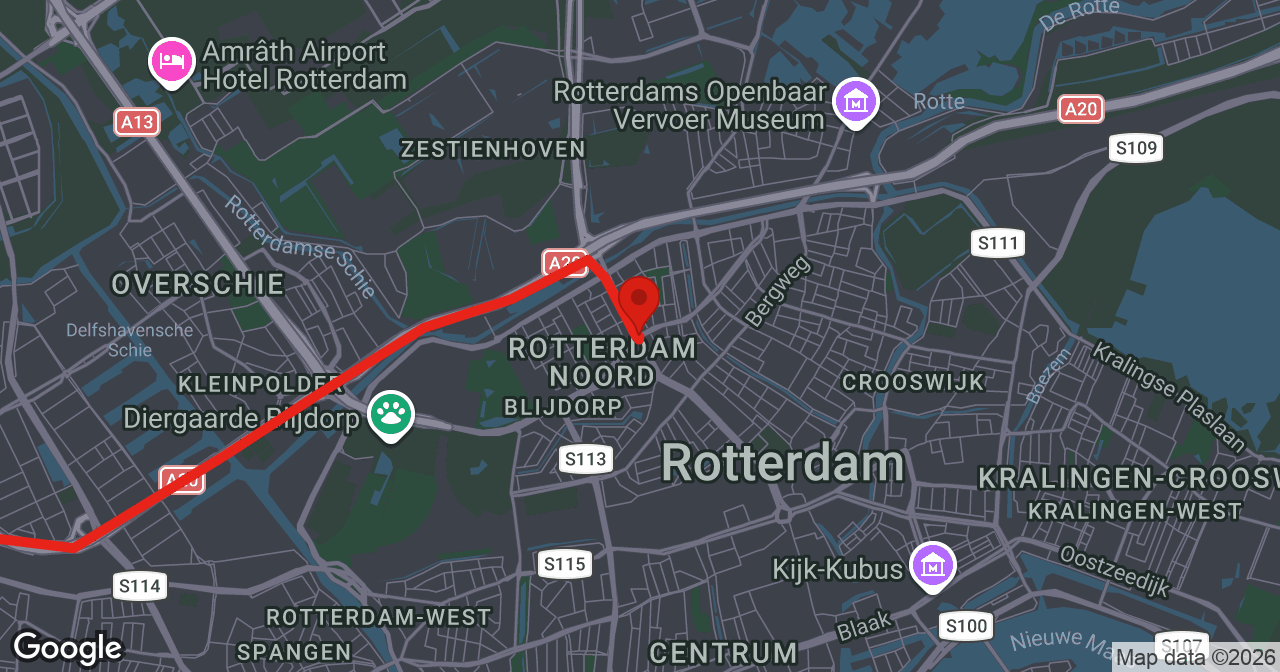 Kaart van de meldlocatie