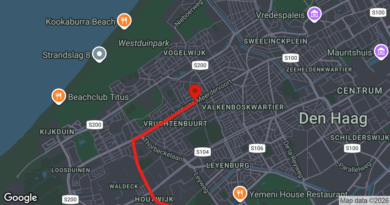 Kaart van de meldlocatie