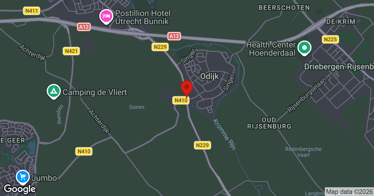 Kaart van de meldlocatie