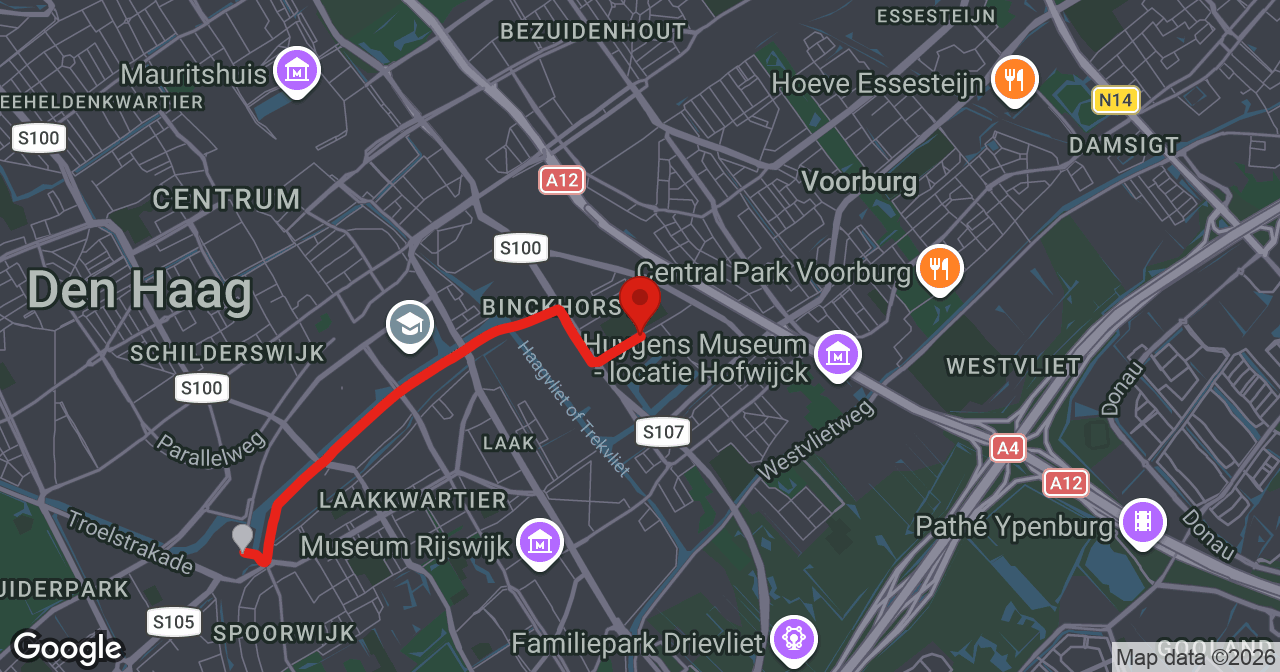 Kaart van de meldlocatie