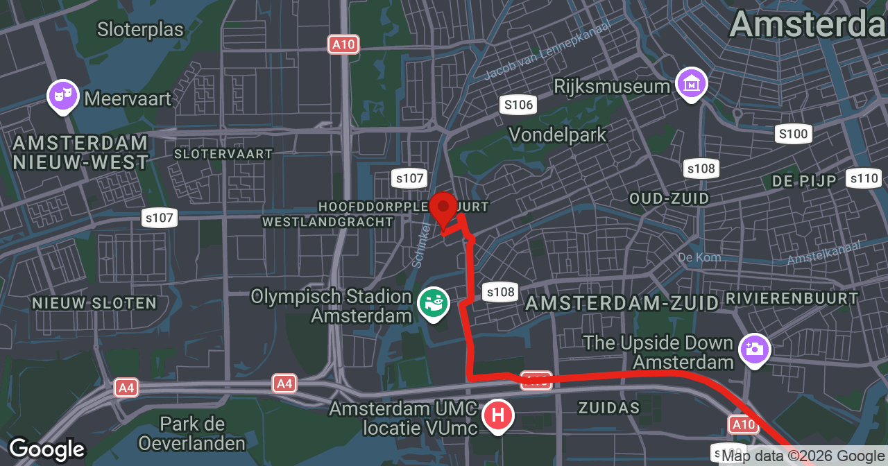 Kaart van de meldlocatie