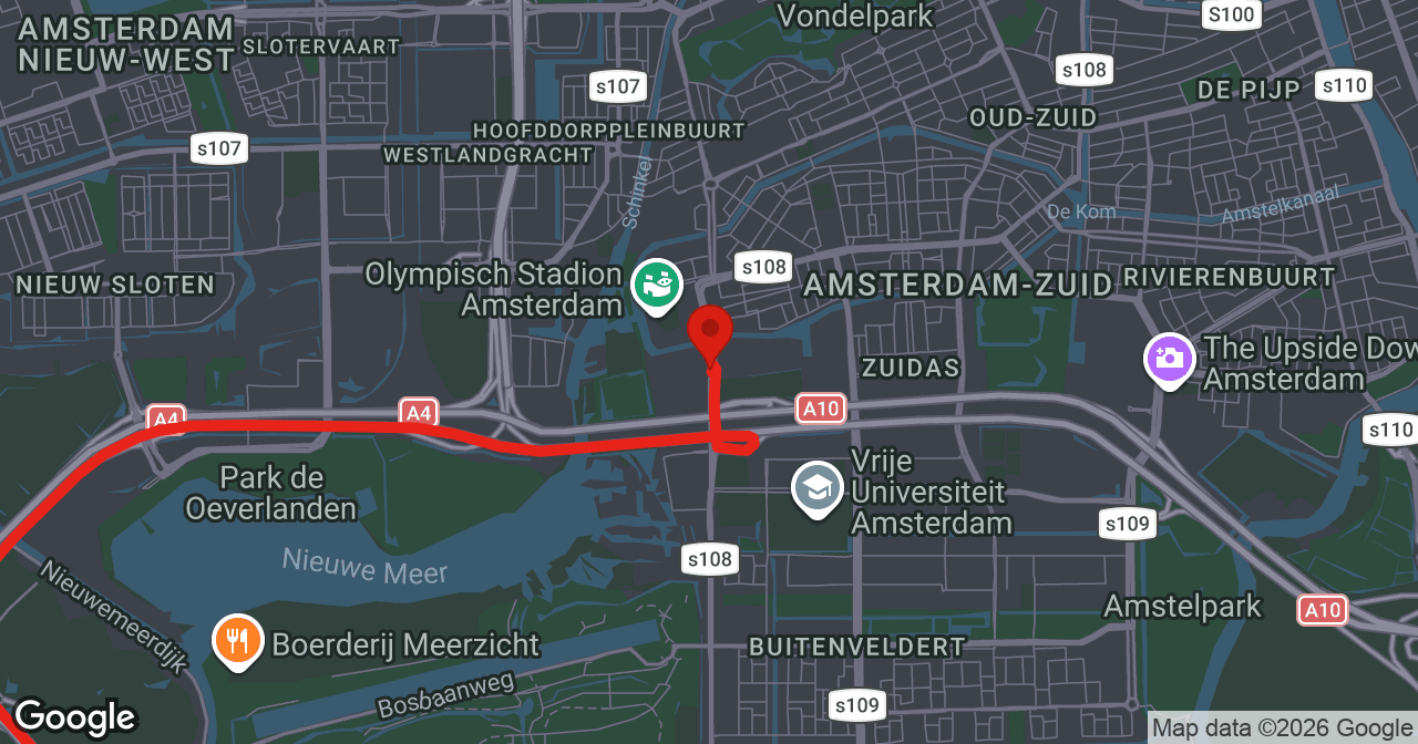 Kaart van de meldlocatie