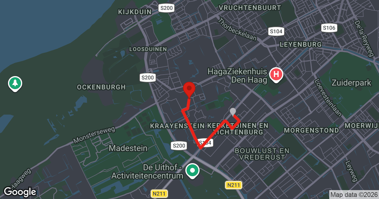 Kaart van de meldlocatie
