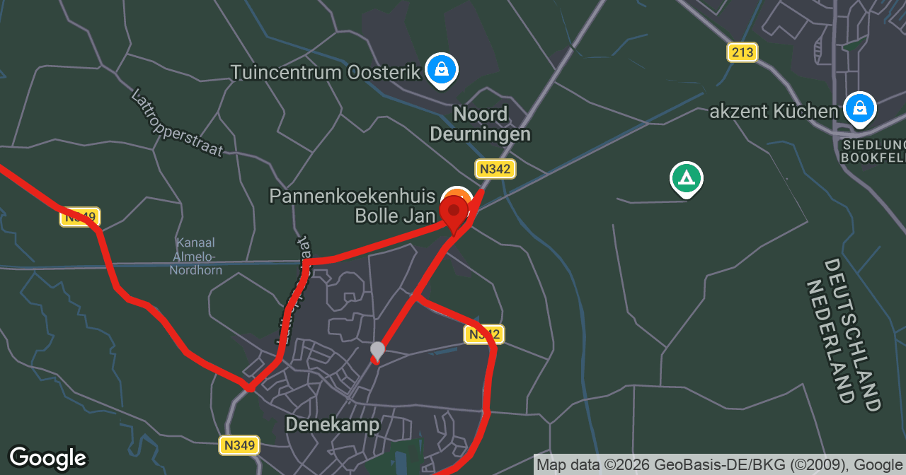 Kaart van de meldlocatie