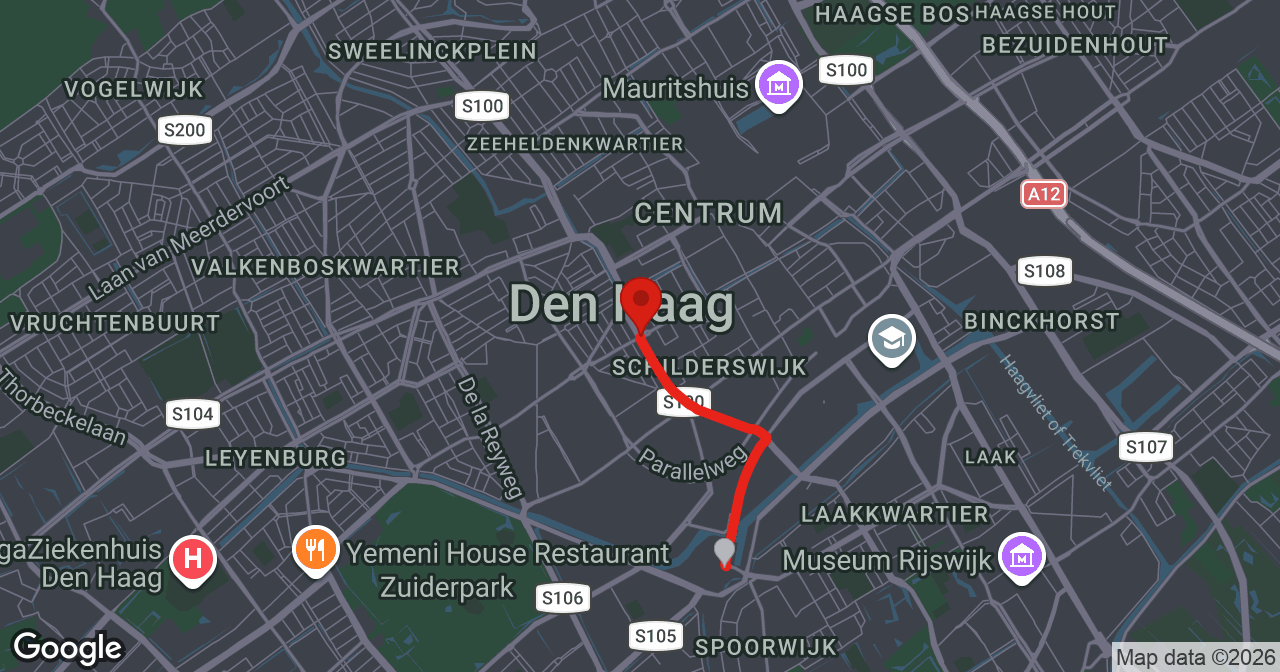 Kaart van de meldlocatie