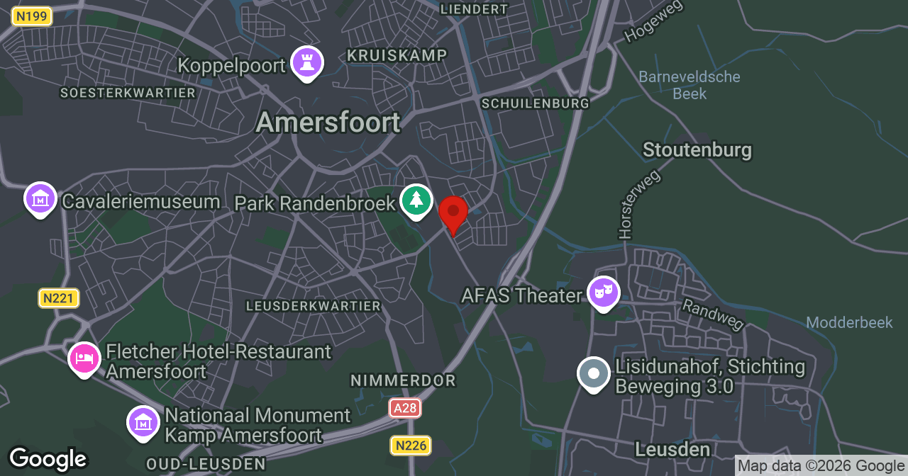 Kaart van de meldlocatie