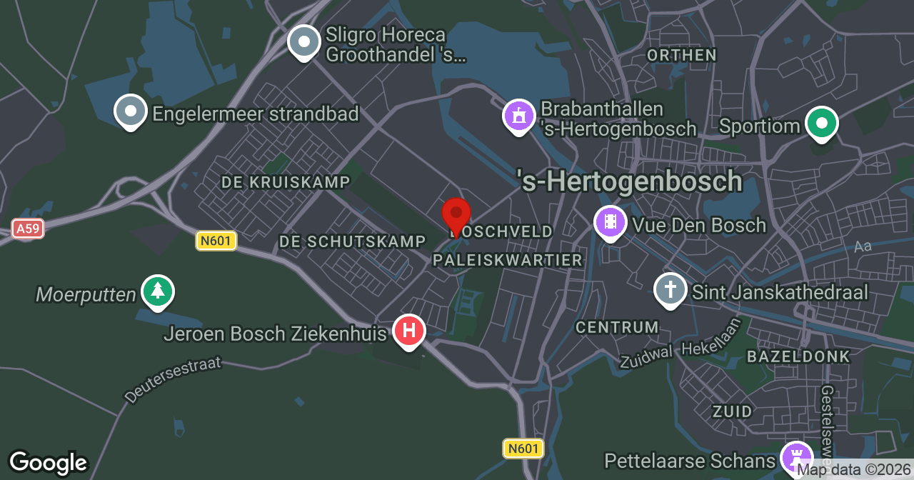 Kaart van de meldlocatie