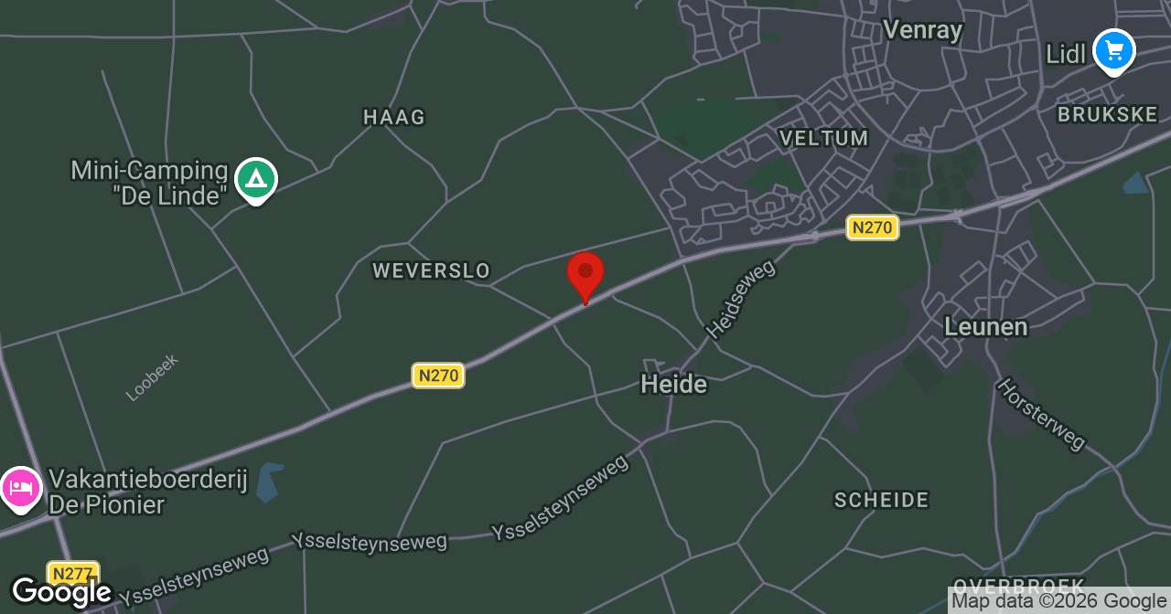 Kaart van de meldlocatie