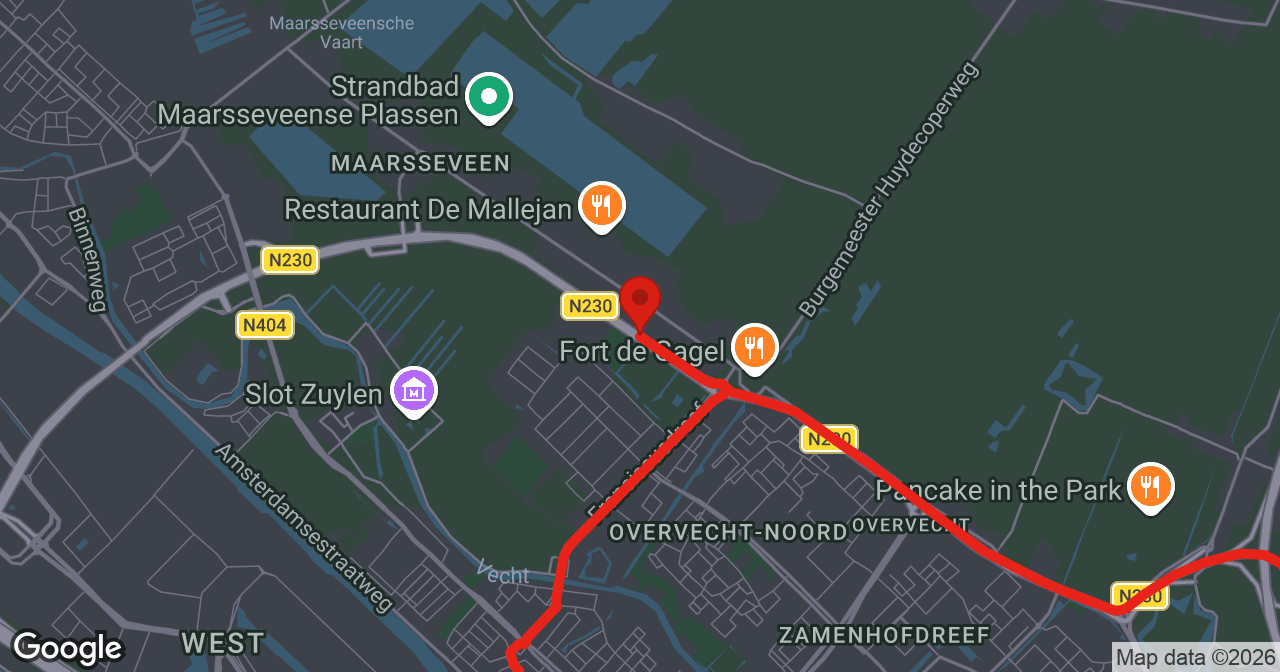 Kaart van de meldlocatie