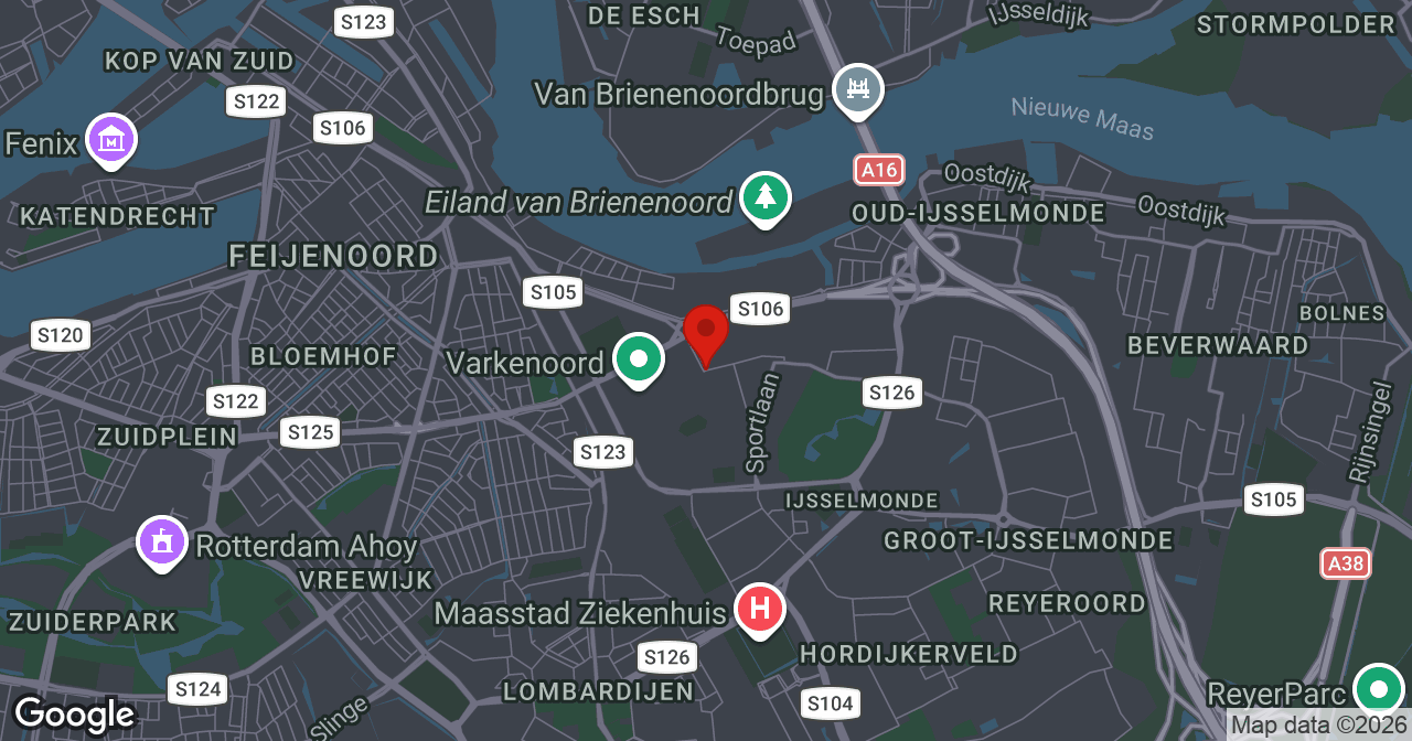 Kaart van de meldlocatie