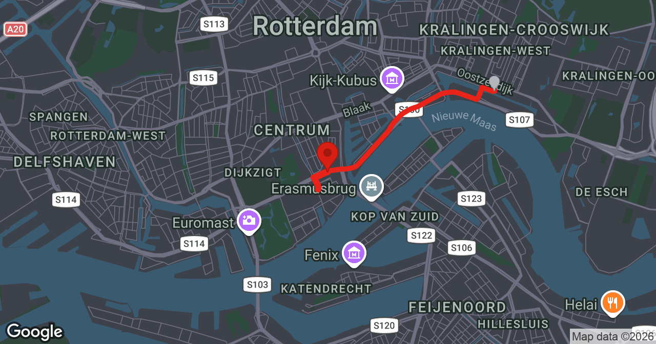 Kaart van de meldlocatie