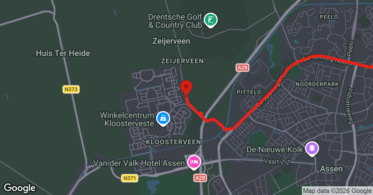 Kaart van de meldlocatie