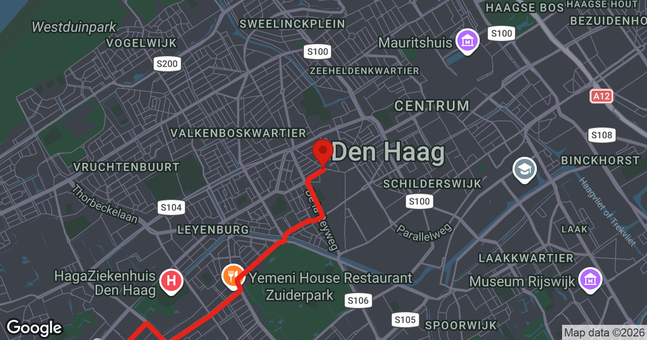 Kaart van de meldlocatie