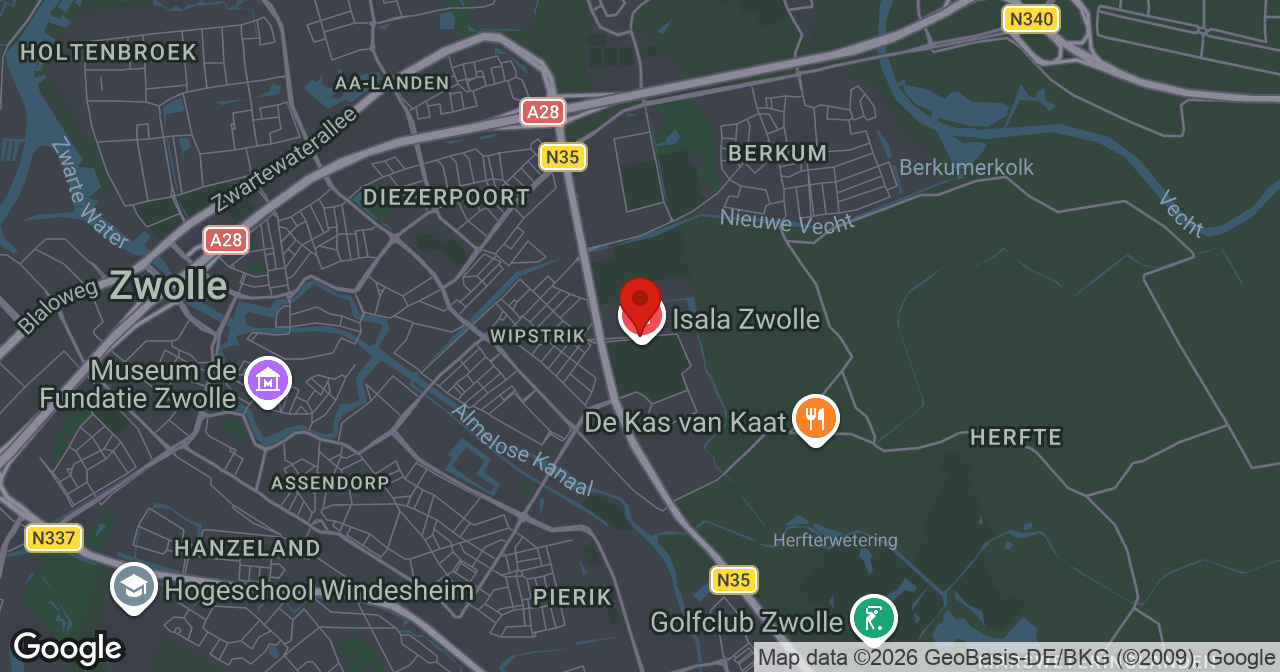 Kaart van de meldlocatie