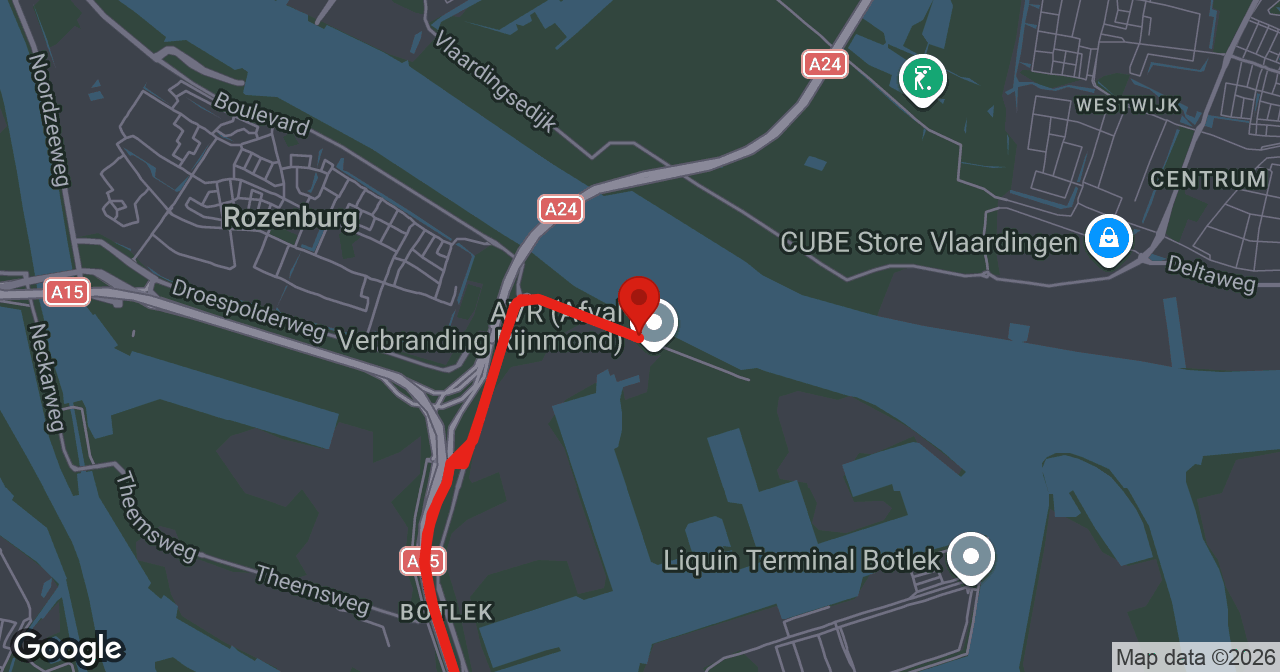 Kaart van de meldlocatie