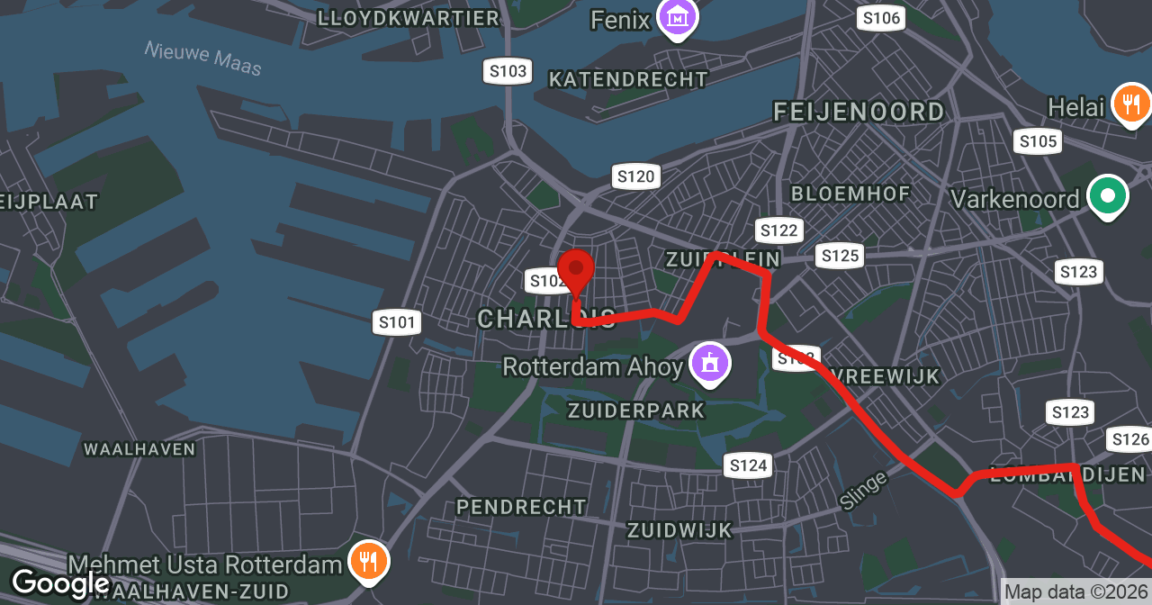 Kaart van de meldlocatie