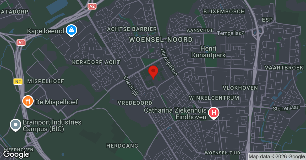 Kaart van de meldlocatie