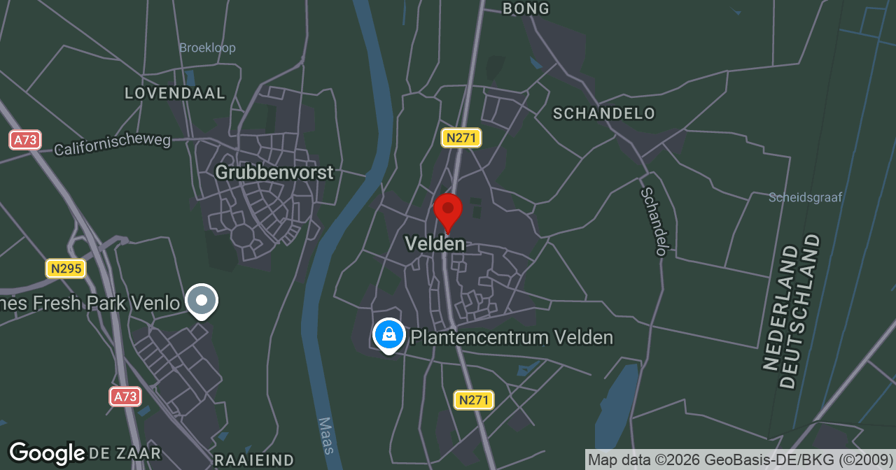 Kaart van de meldlocatie