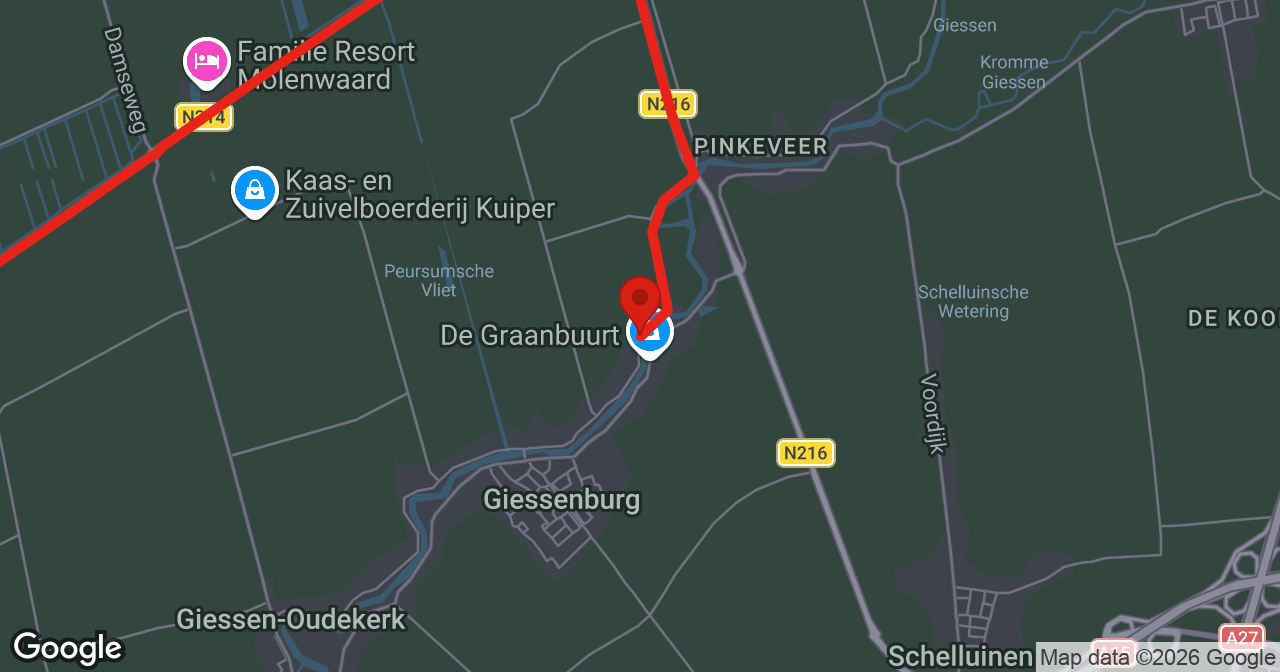 Kaart van de meldlocatie