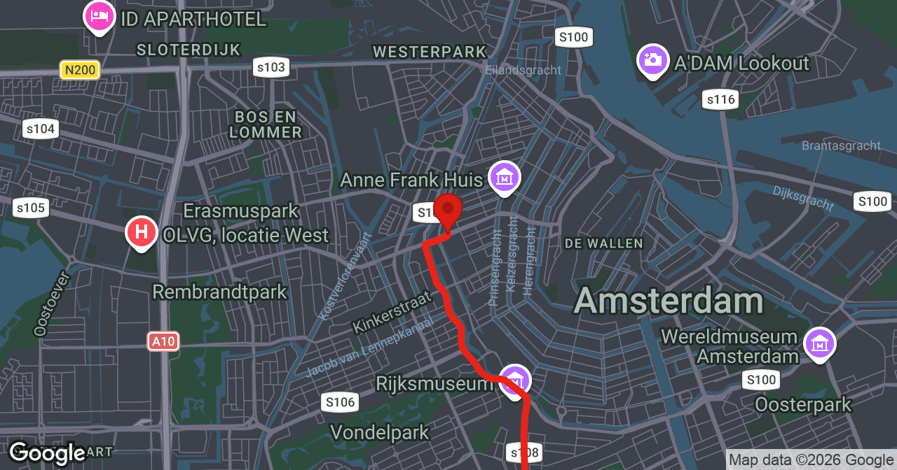 Kaart van de meldlocatie