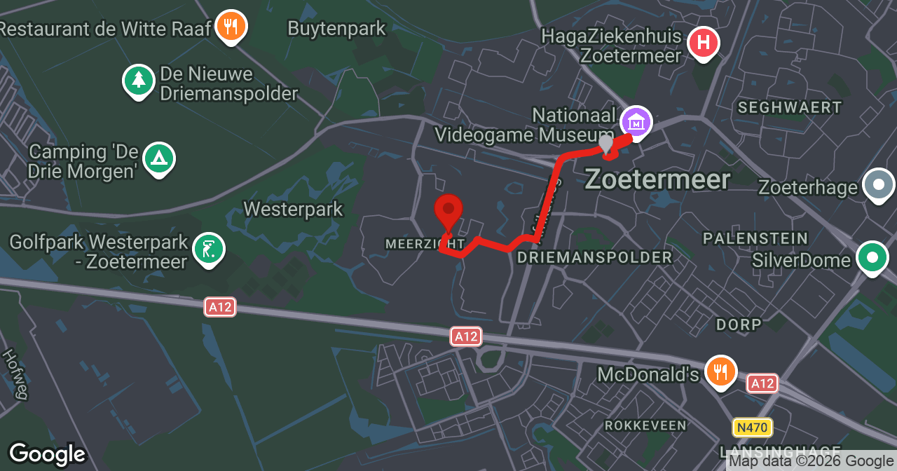 Kaart van de meldlocatie