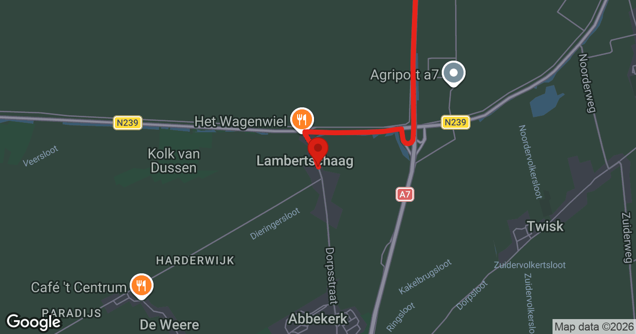 Kaart van de meldlocatie
