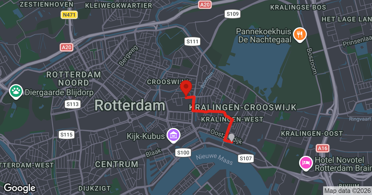 Kaart van de meldlocatie